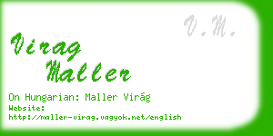 virag maller business card